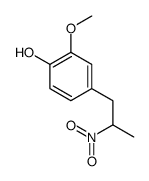 2-甲氧基-4-(2-硝基丙基)苯酚 结构式
