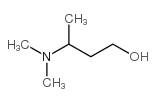 3-(二甲基氨基)-1-丁醇 结构式