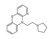 10-[2-(1-Pyrrolidinyl)ethyl]-10H-pyrido[3,2-b][1,4]benzothiazine 结构式