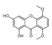1,3-二羟基-5,8-二甲氧基-9H-占吨-9-酮 结构式
