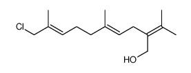 4,8-Decadien-1-ol, 10-chloro-5,9-dimethyl-2-(1-methylethylidene)-, (E,E)- (9CI) 结构式