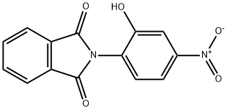2-(2-羟基-4-硝基苯基)异吲哚-1,3-二酮 结构式