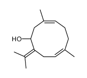 (3E,7E)-3,7-二甲基-10-(1-甲基亚乙基)-3,7-环癸二烯-1-醇 结构式