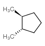 反式-1,2-二甲基环戊烷 结构式