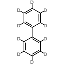 氘代联苯D10 结构式