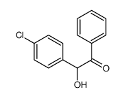 2-(4-氯苯基)-2-羟基-1-苯基乙酮 结构式