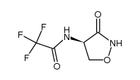 (R)-2,2,2-三氟-N-(3-氧代-4-异恶唑烷基)乙酰胺 结构式