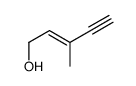 3-甲基-2-戊烯-4-炔醇 结构式