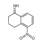 3,4-二氢-5-硝基-1(2H)-萘亚胺 结构式