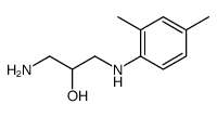 2-Propanol, 1-amino-3-[(2,4-dimethylphenyl)amino]- 结构式