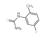 5-氟-2-甲基苯硫脲 结构式