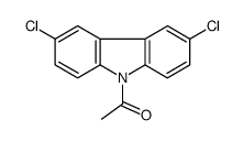 Ethanone, 1-(3,6-dichloro-9H-carbazol-9-yl)- 结构式