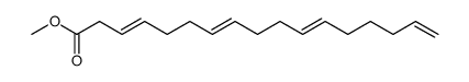 3,7,11,16-Heptadecatetraenoic acid, methyl ester, (E,E,E)- (9CI) 结构式
