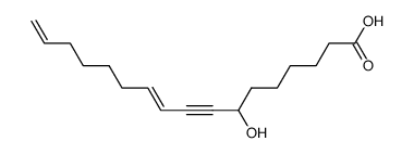10,16-Heptadecadien-8-ynoic acid, 7-hydroxy-, (E)- (8CI,9CI) 结构式