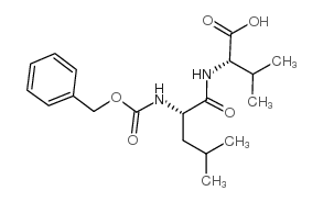 3-METHYL-2-[(4-METHYL-2-PHENYLMETHOXYCARBONYLAMINO-PENTANOYL)AMINO]BUTANOIC ACID 结构式
