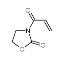 3-丙烯酰基-2-唑烷酮 结构式