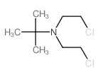 N,N-双(2-氯乙基)-1,1-二甲基乙-1-胺 结构式