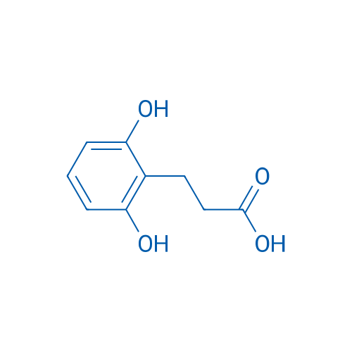 2,6-二羟基苯丙酸 结构式