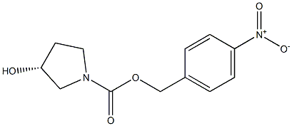 (3R)-3-羟基-1-(4-硝基苄氧羰基)吡咯烷 结构式