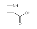 DL-氮杂环丁烷-2-羧酸 结构式