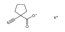 1-氰基环戊烷甲酸钾 结构式