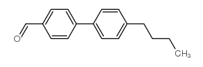 4'-丁基-4-联苯甲醛 结构式