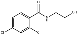 2,4-二氯-N-(2-羟乙基)苯甲酰胺 结构式