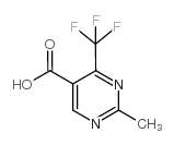 2-甲基-4-三氟甲基嘧啶-5-羧酸 结构式
