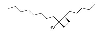 Cyclobutanol, 1-octyl-2-pentyl-, cis- (9CI) 结构式