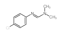 N,N-二甲基-N'-(4-氯苯基)甲脒 结构式