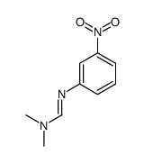N,N-二甲基-N'-(3-硝基苯基)甲脒 结构式