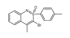 2λ4-2,1-Benzothiazine, 3-bromo-4-methyl-2-(4-methylphenyl)-, 2-oxide (9CI) 结构式