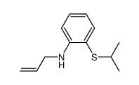 2-异丙硫基-N-烯丙基苯胺 结构式