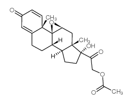 醋酸泼尼松龙环氧 结构式