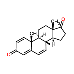 雄甾-1,4,6-三烯-3,17-二酮 结构式