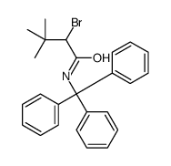 Butanamide, 2-bromo-3,3-dimethyl-N-(triphenylmethyl)- 结构式