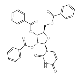 2',3',5'-三苯甲酰尿苷 结构式