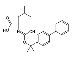 L-Leucine, N-[(1-[1,1'-biphenyl]-4-yl-1-methylethoxy)carbonyl]- 结构式