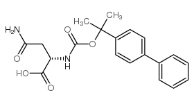 N2-[(1-[1,1'-联苯]-4-基-1-甲基乙氧基)羰基]-L-天冬酰胺 结构式
