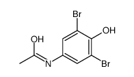 N-(3,5-二溴-4-羟基苯基)乙酰胺 结构式