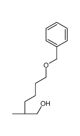 (2S)-2-甲基-6-苄氧基-1-己醇 结构式