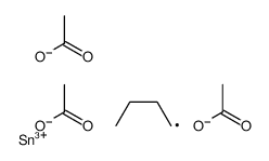 三乙酰氧基丁基锡烷 结构式