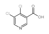 3,4-二氯-5-吡啶羧酸 结构式