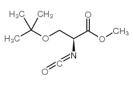 (S)-(+)-2-异氰酰基-3-叔丁基丙酸甲酯 结构式