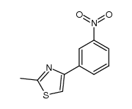2-甲基-4-(3-硝基苯基)噻唑 结构式