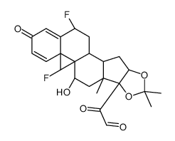 氟轻松酮缩醛21醛水合物 结构式