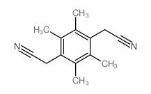 2,3,5,6-四甲基-1,4-苯二乙腈 结构式