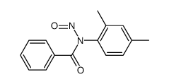 N-(2,4-二甲基苯基)-N-亚硝基苯甲酰胺 结构式