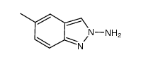 2H-吲唑-2-胺,5-甲基- 结构式