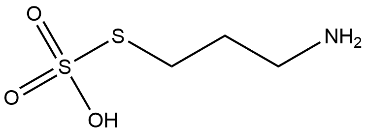 S-(3-氨丙基)硫酸氢盐 结构式